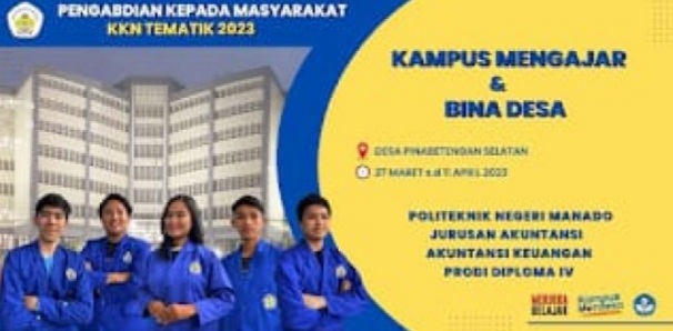 Jurusan Akuntansi Kampus Polimdo Sukses Melakukan Kegiatan MBKM di Desa Pinabetangan