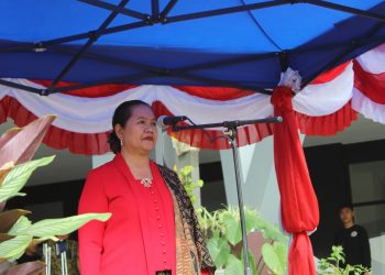 Maryke Alelo Direktur Polimdo Menjadi Inspektur Upacara HUT Kemerdekaan RI Ke-78