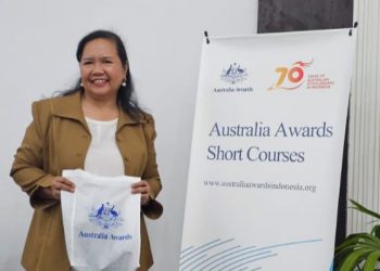 Sebagai Alumni Griffith University Direktur Maryke Alelo Polimdo Memberikan Materi di Australia Award