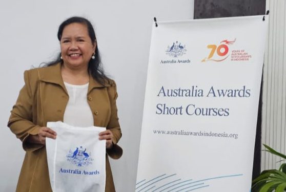 Sebagai Alumni Griffith University Direktur Maryke Alelo Polimdo Memberikan Materi di Australia Award
