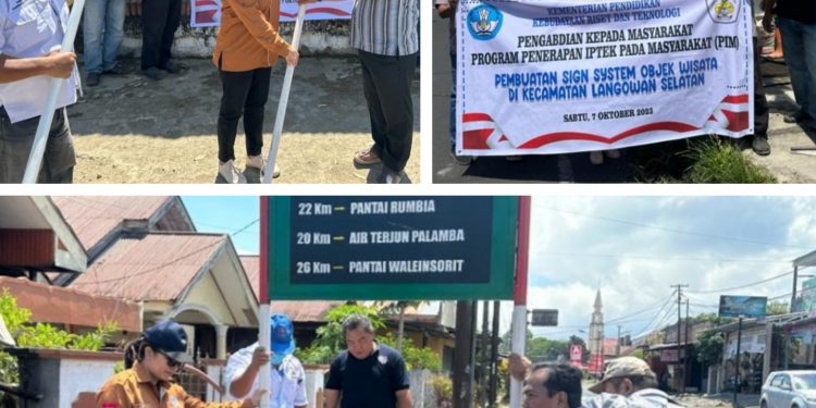 Program Penerapan IPTEK Pada Masyarakat, Kampus Polimdo Menguatkan Identitas Kawasan Wisata di Langowan