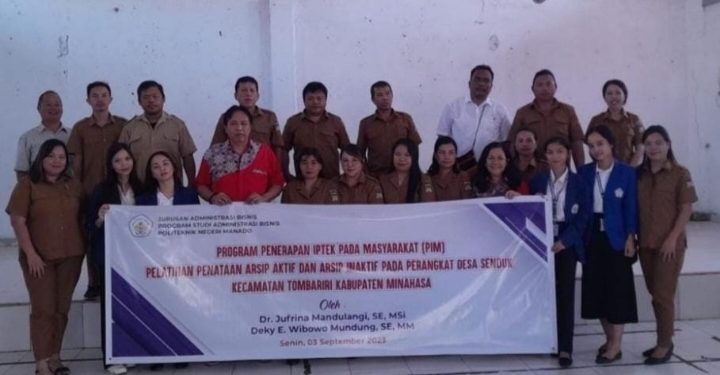 Politeknik Negeri Manado Kembali Lakukan Pengabdian Pada Masyarakat di Desa Senduk