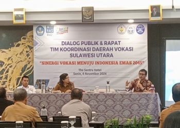 Polimdo Perkuat Sinergi Lewat Dialog Publik dan Rapat Tim Koordinasi Daerah Vokasi Sulawesi Utara, Menuju Indonesia Emas 2025