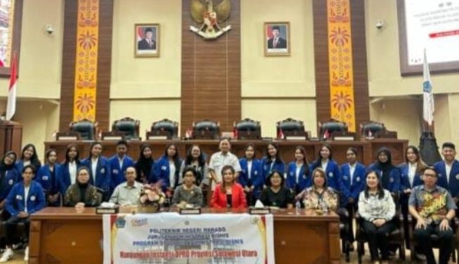 Program Studi Administrasi Bisnis Polimdo Laksanakan Kunjungan ke Kantor DPRD Sulut