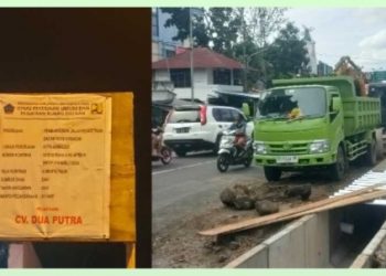 Proyek Pekerjaan di Kota Airmadidi Mangkrak Saat Natal dan Tahun Baru, Bupati di Minta Tinjau dan Evaluasi Kinerja Kontraktor