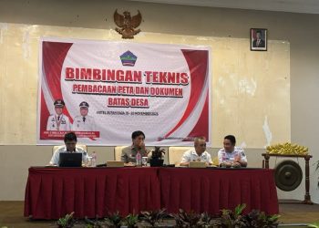 Pemkab Minahasa Utara Gelar Bimtek Penegasan Batas Desa, Perkuat Tata Kelola dan Cegah Sengketa Wilayah