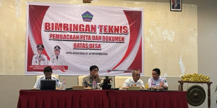 Pemkab Minahasa Utara Gelar Bimtek Penegasan Batas Desa, Perkuat Tata Kelola dan Cegah Sengketa Wilayah