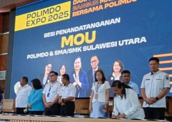 Polimdo Teken MoU dengan 16 Sekolah, Perkuat SDM dan Pendidikan Kejuruan di Sulawesi Utara