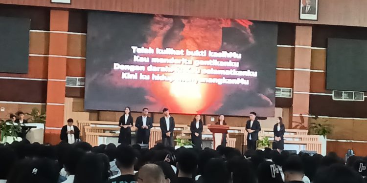 Suasana Penuh Kasih, Keluarga Besar Polimdo Rayakan Paskah Bersama